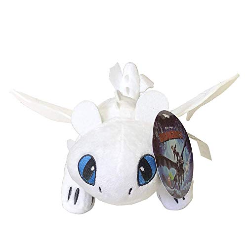 Product Cover How to Train Your Dragon Light Fury Toothless Light Fury Stuffed Animal Plush Doll Toy Dragons Defenders of Berk 10inch