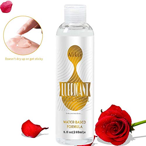 Product Cover Lube for Women Men Sex, 8 OZ Natural Personal Lubricants Water-Based Super Slick Long Lasting,Hypoallergenic,Premium Sex Lube Lubricant for Men Couple (Gold)