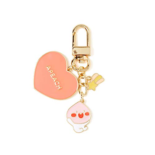 Product Cover KAKAO FRIENDS Official- Little Friends Key Ring, Compatible with AirPods Silicone Case (Apeach)