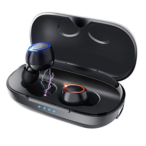 Product Cover Bluetooth 5.0 Wireless Earbuds, TWS Wireless Earphones 105h Long Playtime with 3000mAh Charging Case[As Powerbank], Stereo Auto Pairing in-Earphones Noise Reduction, 49ft Connection Wireless Headset