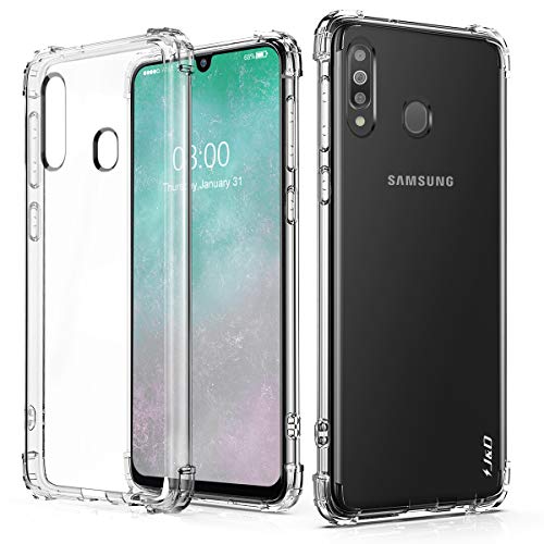 Product Cover J&D Case Compatible for Galaxy M30 Case, [Corner Cushion] [Drop Protection] [Ultra-Clear] Shockproof Protective Slim TPU Bumper Case for Samsung Galaxy M30 Bumper Case - [Not for Galaxy M20 / M10]
