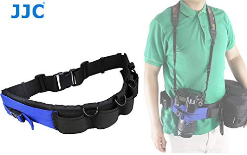 Product Cover JJC GB-1 Adjustable Photography Utility Belt, Wrist Waistband Belt, Accessory Belt, Speed Belt, for Carrying Gear Bag Case, Lens Pouch, Flash Accessories, Belt Components, D-Rings, Breathable 3D Mesh
