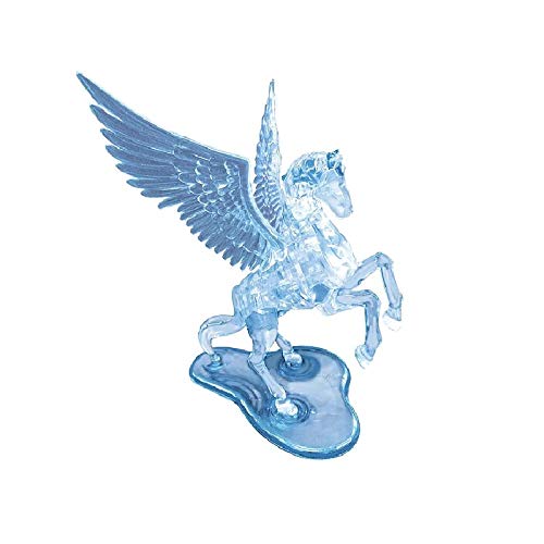 Product Cover BePuzzled Pegasus Original 3D Deluxe Crystal Puzzle - Fun Yet Challenging Brain Teaser That Will Test Your Skills & Imagination, for Ages 12+
