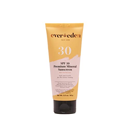 Product Cover Evereden Mineral Sunscreen - Baby Sun Block for Sun Protection - Sunscreen with Jojoba Oil, Made w/Plant Based Ingredients