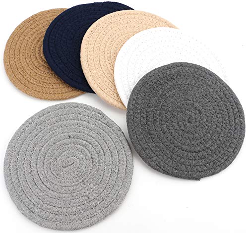 Product Cover Lawei 6 pack Cotton Thread Weave Pot Holders - 7