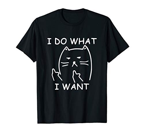 Product Cover funny cat shirt : I do what I want with my cat shirt T-Shirt