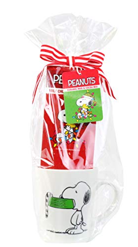 Product Cover Thoughtfully Gifts, Snoopy Mug Gift Set, Includes Snoopy Mug with Hot Chocolate Mix