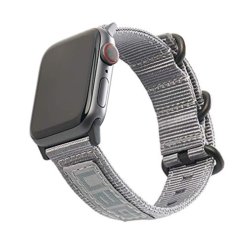 Product Cover URBAN ARMOR GEAR UAG Compatible Apple Watch Band 44mm 42mm, Series 5/4/3/2/1, NATO Grey
