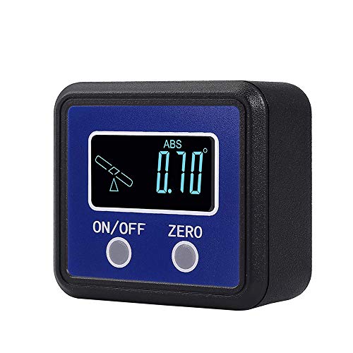 Product Cover Angle Gauge, eOUTIL Digital Protractor/Inclinometer/Angle Finder with V-Groove Magnetic Base - Precision Level Box for Automobile, Woodworking, Building, Drilling Machinery, Masonry etc