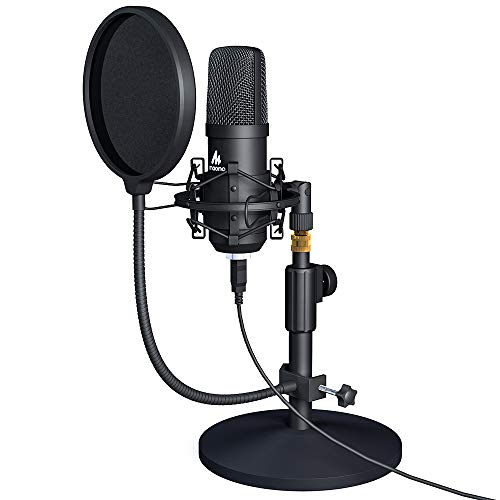 Product Cover USB Microphone Kit 192KHZ/24BIT MAONO AU-A04T PC Condenser Podcast Streaming Cardioid Mic Plug & Play for Computer, YouTube, Gaming Recording