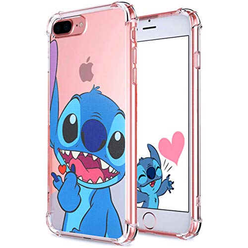 Product Cover Logee Sweet Stitch TPU Cute Cartoon Clear Case for iPhone 6 Plus/6S Plus 5.5