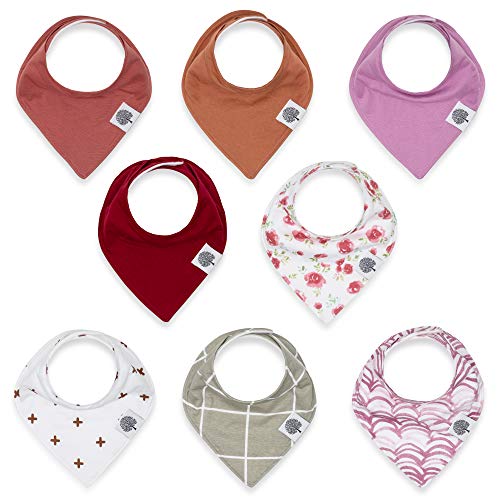 Product Cover Parker Baby Bandana Drool Bibs - 8 Pack Baby Bibs for Girls -