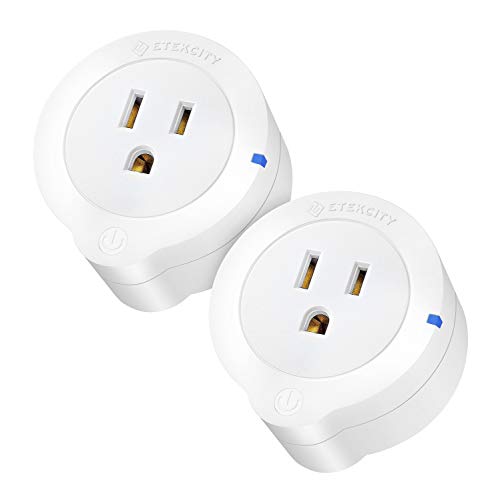 Product Cover Etekcity Smart Plug, Works with Alexa, Google Home and IFTTT, Easy Setup, Energy Monitoring WiFi Outlet with Overheat Protection, ETL Listed, FCC Certified (Upgraded 2 Pack)