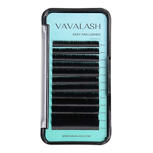 Product Cover Eyelash Extension Supplies Rapid Volume Lash Extensions Easy Fan Automatic Blooming Flower Lashes Self Fanning Lashes Russian Volume Individual Lashes Mink Eyelash Extensions Salon Use（D-0.07,8-15MM）