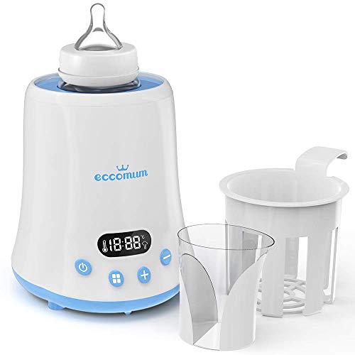 Product Cover Baby Bottle Warmer, Eccomum Fast Breast Milk Warmer with a Timer, Baby Food Heater with LCD Display Accurate Temperature Control, Constant Mode, Fit All Baby Bottles