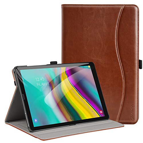 Product Cover Ztotop Case for Samsung Galaxy Tab S5e 10.5 Inch Tablet 2019(SM-T720/T725), PU Leather Folding Stand Folio Cover with Auto Wake/Sleep, Pen Holder and Multiple Viewing Angles,Brown