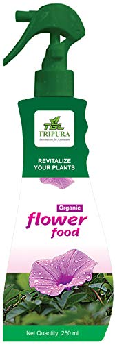 Product Cover Tripura Organic Flower Food is an Organic Fertilizer for All Garden Flowering Plants with Multi Micro and Macro Nutrients (250 ml)