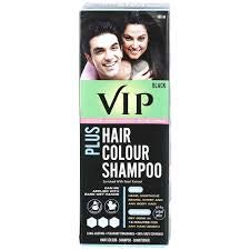 Product Cover VIP 5 in 1 Hair Colour Shampoo base Hair Color 180 ml Black Hair Colour