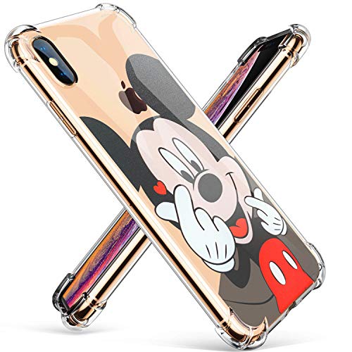 Product Cover Logee TPU Mickey Mouse Cute Cartoon Clear Case for iPhone X/iPhone Xs 5.8