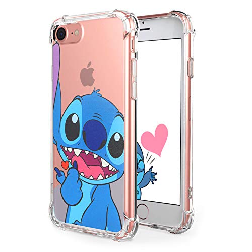 Product Cover Logee Sweet Stitch TPU Cute Cartoon Clear Case for iPhone 6/6S 4.7