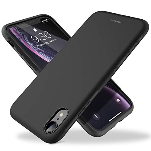Product Cover UNBREAKcable iPhone XR Case - Soft Frosted TPU Ultra-Slim iPhone XR Stylish Protective Cover for 6.1-inches iPhone XR [Drop Protection, Non-Slip] - Black