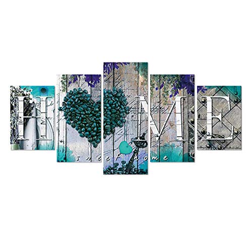 Product Cover SuperDecor DIY 5D Diamond Painting Kits Full Drill Diamond Embroidery by Number Kits for Adults and Kids Home Walls Decor Blue Home Pattern