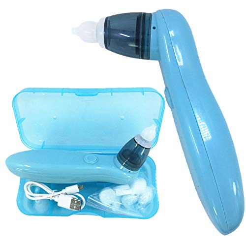 Product Cover USB Rechargable Electric Nasal Aspirator Silicon Tip, Nasal Aspirator for Baby, Electric Nasal Aspirator, Baby Nasal Aspirator Electric Nose Cleaner, Safe Hygienic for Newborns