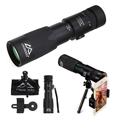 Product Cover Mosodo Crystal Clear 8-24X40 Dual Focus Optics Monocular Telescope │Green FMC Lens with Bak-4 Prism for Excellent Views Outdoors Day & Night │ Featured Compact Design, Waterproof & Scratch Resistant