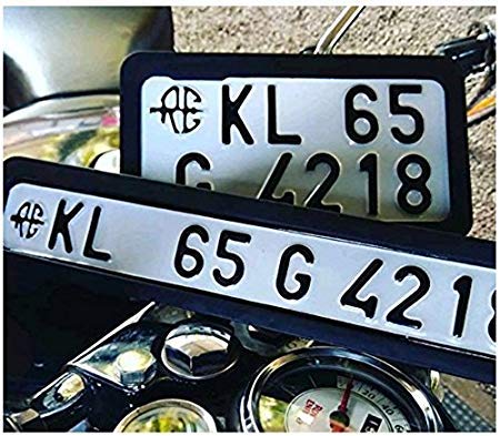 Product Cover BLP Bike Number Plates Frame - (Number Plates Holders)-Front and Back