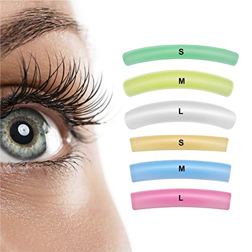 Product Cover Libeauty Lash Lift Rods Pads Eyelash Perm Lift Silicone Pads 6 Size Colorful Reusable Eyelash Perming Curler Shield Pads for Perfect Lasting Eyelash Lifting
