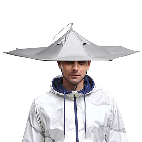 Product Cover AIFUSI Umbrella Hat, Sun Rain Cap Colorful Folding Headwear 23