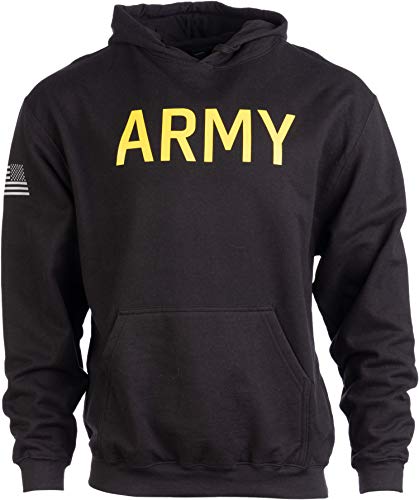 Product Cover Army PT Style Hoodie | U.S. Military Training Infantry Workout Fleece Hoody Sweatshirt