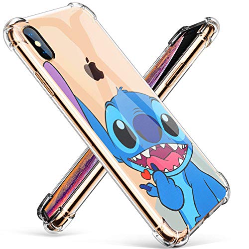 Product Cover Logee Sweet Stitch TPU Cute Cartoon Clear Case for iPhone X/iPhone Xs 5.8