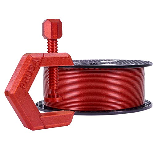 Product Cover Prusament Carmine Red, PETG Filament 1.75mm 1kg Spool (2.2 lbs), Diameter Tolerance +/- 0.02mm