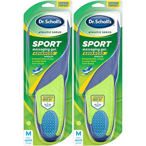 Product Cover Dr. Scholl's Sport Insoles (Pack of 2) // Superior Shock Absorption and Arch Support to Reduce Muscle Fatigue and Stress on Lower Body Joints (for Men's 8-14)