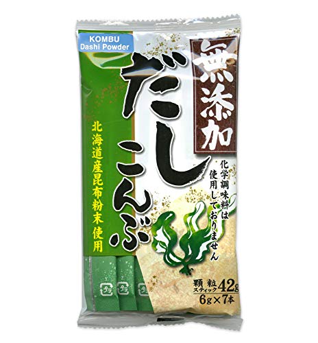 Product Cover Kombu Dashi Powder with No MSG (Vegetarian Soup Stock) [English instructions on the back] 1.48 oz (6 gram x 7 packets)