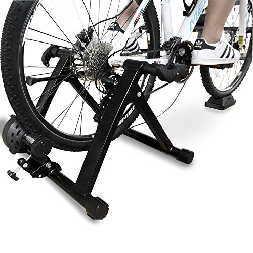 Product Cover BalanceFrom Bike Trainer Stand Steel Bicycle Exercise Magnetic Stand with Front Wheel Riser Block