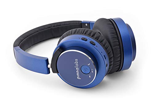 Product Cover Pinna Labs LOMA Safe Volume 85dB Limited Premium Bluetooth Headphone for Kids, Teens, Adults - 30HRs Playtime + BuddyShare (Cobalt Blue)