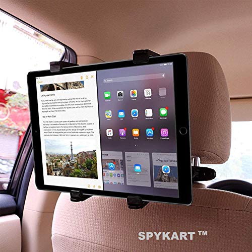 Product Cover SPYKART Tablet Holder 360°Degree Adjustable Rotating Universal Backseat Mount for iPad 2/3/4/Mini/Air/Pro,Samsung Galaxy Tab,Microsoft Surface,and Other 7 to 11 Tablets PC