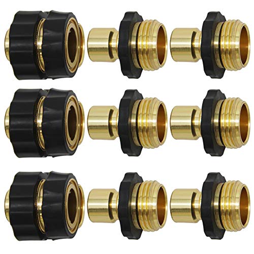Product Cover Twinkle Star 3/4 Inch Garden Hose Quick Connector Water Hose Fitting Male and Female, 9 of Set
