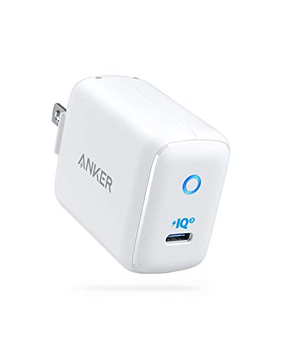 Product Cover USB C Fast Charger, Anker 30W PIQ 3.0 Power Adapter, Anker Marshmallow PowerPort III Mini Compact PD Charger, for iPhone 11/11 Pro/Max/XR/XS/X, iPad Pro, MacBook, Galaxy, Pixel, and More