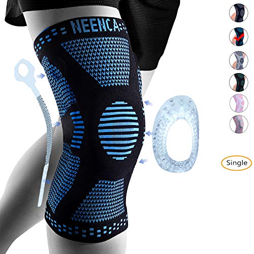 Product Cover NEENCA Professional Knee Brace,Knee Compression Sleeve Support for Men Women with Patella Gel Pads & Side Stabilizers,Medical Grade Knee Protector for Running,Meniscus Tear,Arthritis,Joint Pain Relief