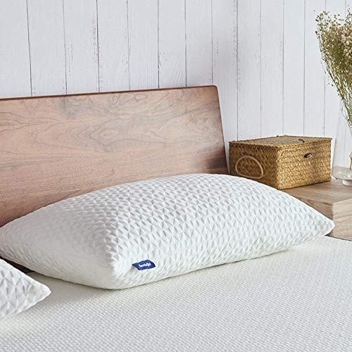 Product Cover Sweetnight Pillows for Sleeping-Shredded Gel Memory Foam Pillow with Removable Cooling Cover,Adjustable Loft & Neck Pain Relief Pillows for Side/Back/Stomach Sleepers, CertiPUR-US Certified,Queen Size