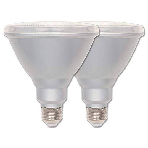 Product Cover Westinghouse Lighting 5311400 15 (90-Watt Equivalent) PAR38 Flood Dimmable Bright White Indoor/Outdoor Energy Star, Medium Base, 2 Pack LED Light Bulb, Clear, 2 Piece