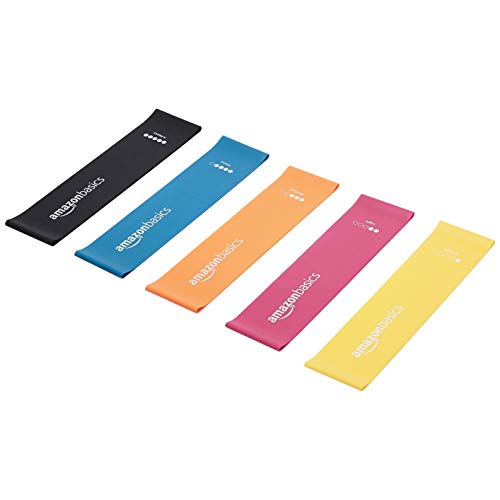 Product Cover AmazonBasics Latex Resistance Band - 600mm, 5-Piece Set