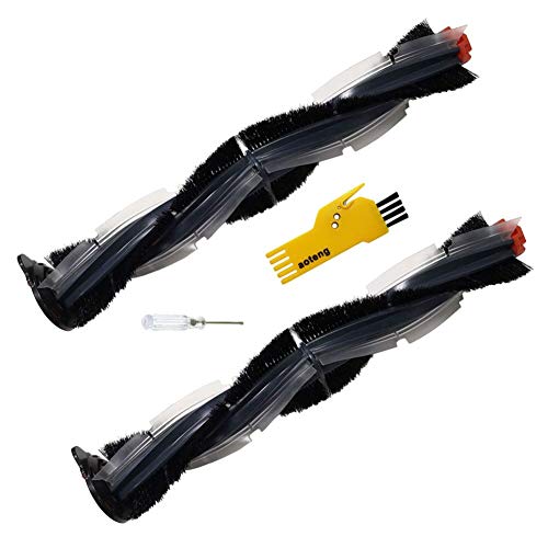 Product Cover Accessories Main Brush for Neato Botvac D Series Robot Vacuum Cleaner D3 D5 D75 D80 D85 Replacement Parts Pack of 2 Pcs Main Brushes