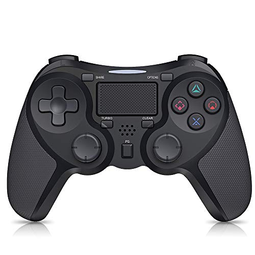 Product Cover TERIOS Wireless Controller - Gaming Remote Compatible with Playstation 4 - Video Game Controller for PS4/PS4 Pro/PS4 Slim -Built-in Speaker & Stereo Headset Jack -Integrated Multitouch Pad(Black)