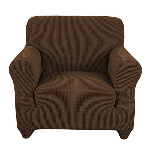 Product Cover Obstal Stretch Spandex Armchair Couch Slipcover Sofa Covers for Living Room, One Piece Non Slip Chair Slipcover with Elastic Bottom, Chair Coverings Furniture Protector for Dogs, Cats, Pets, and Kids