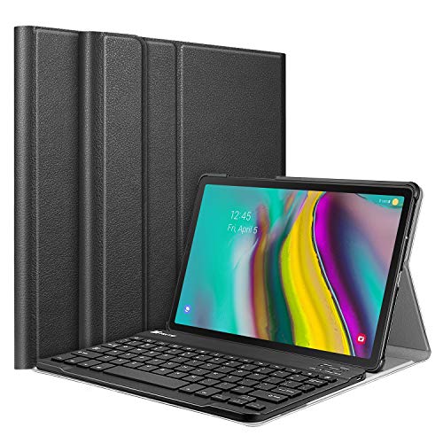 Product Cover Fintie Keyboard Case for Samsung Galaxy Tab S5e 10.5 2019 Model SM-T720(Wi-Fi) SM-T725(LTE) SM-T727(Verizon/Sprint), Slim Lightweight Stand Cover w/Detachable Wireless Bluetooth Keyboard, Black