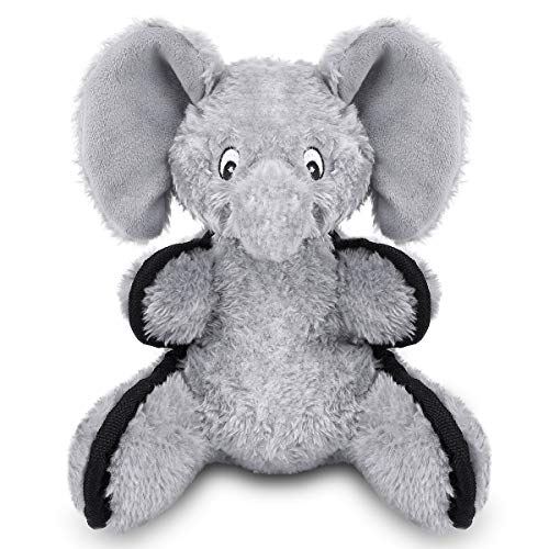 Product Cover oneisall Plush Stuffed Dog Toys - Interactive Pet Chew Toys for Small Medium Dogs Animal,Elephant
